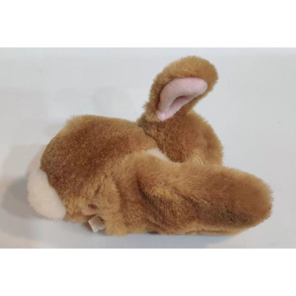 Gibson Greetings Vtg Plush Finger Puppet Cute Brown Bunny 5.5x4x4” Stuffed Toy - Picture 3 of 13